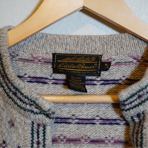 Eddie Bauer vintage cardigan - Picture 2 of 4